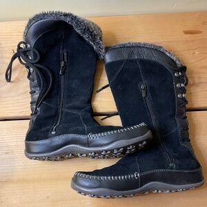 The North Face Women's 6 Janey Boots Black‎ Tall 200G Primaloft Insulated Winter